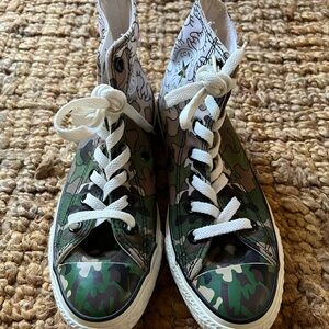 New Converse All Star HighTop Sneakers Black Size 37, Us6.5 W